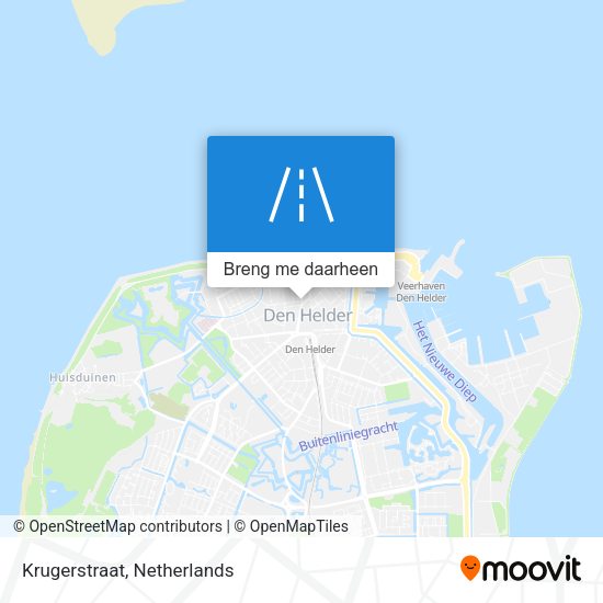 Krugerstraat kaart