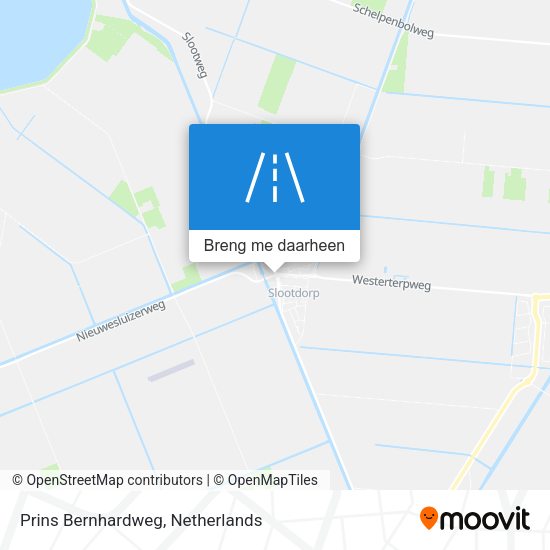 Prins Bernhardweg kaart