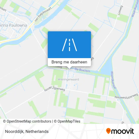 Noorddijk kaart