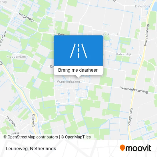 Leuneweg kaart