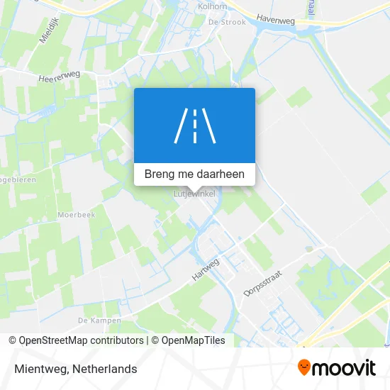 Mientweg kaart