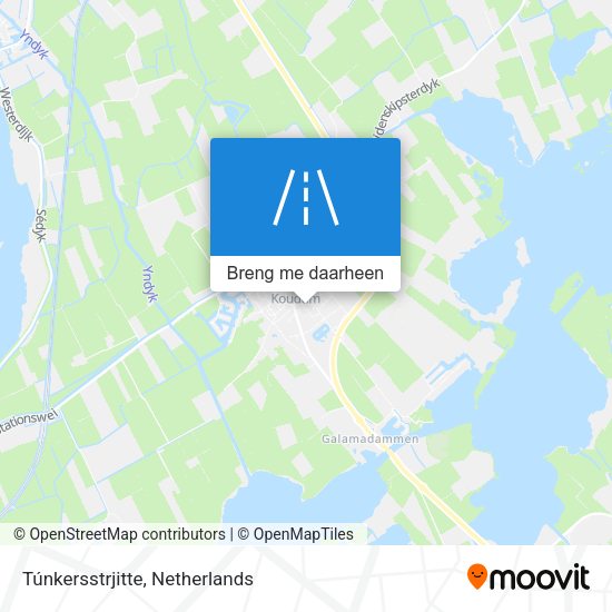 Túnkersstrjitte kaart