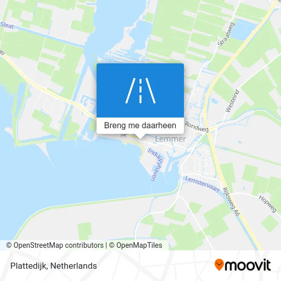 Plattedijk kaart