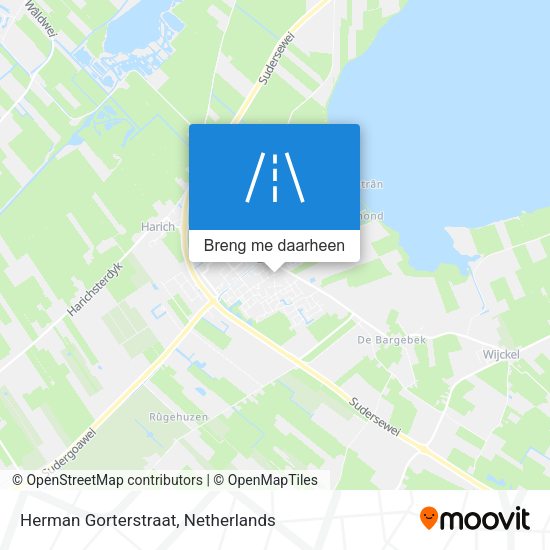 Herman Gorterstraat kaart