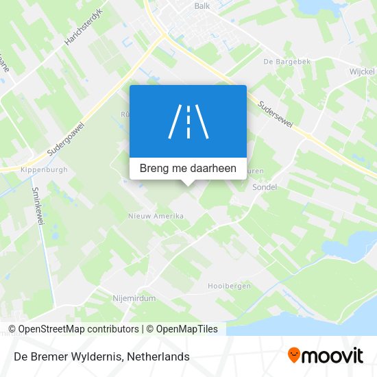 De Bremer Wyldernis kaart