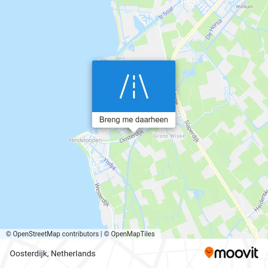 Oosterdijk kaart