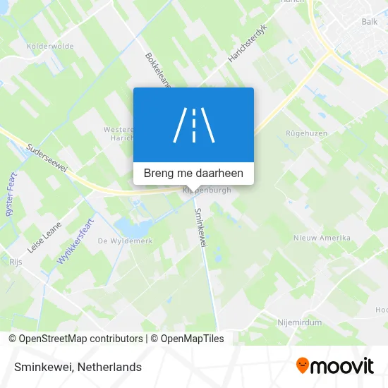 Sminkewei kaart