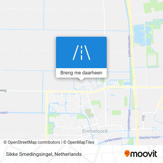 Sikke Smedingsingel kaart