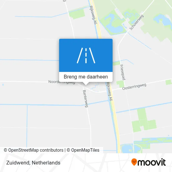 Zuidwend kaart