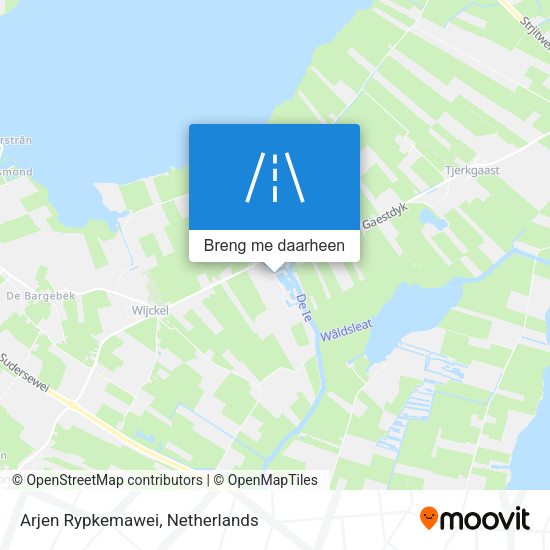 Arjen Rypkemawei kaart