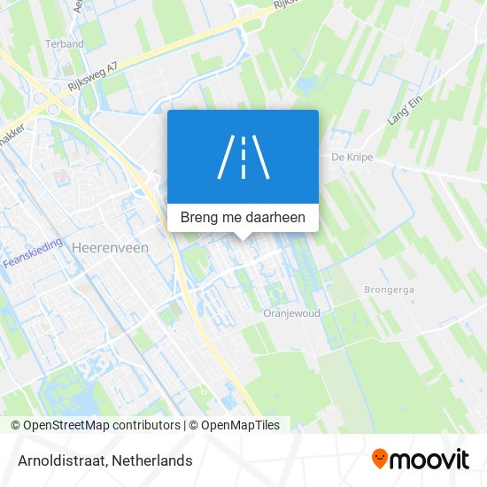 Arnoldistraat kaart