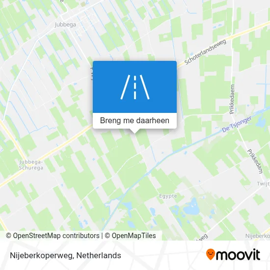 Nijeberkoperweg kaart
