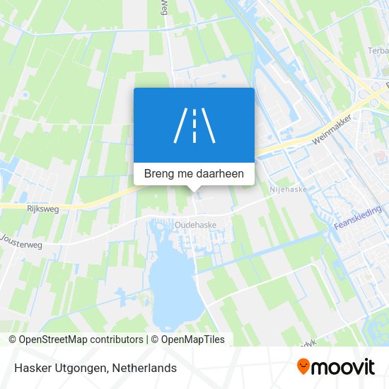 Hasker Utgongen kaart