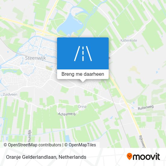 Oranje Gelderlandlaan kaart