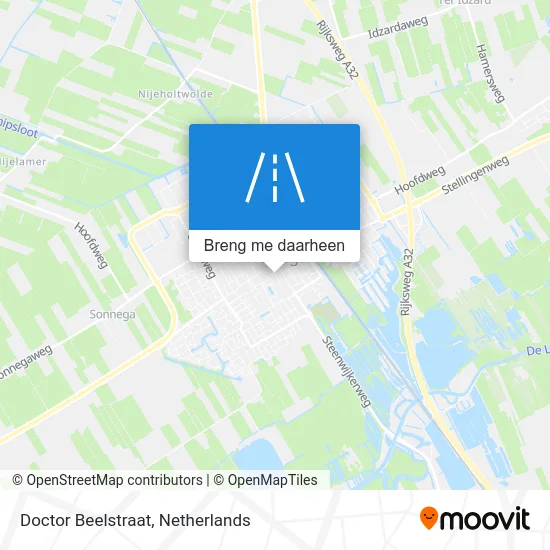 Doctor Beelstraat kaart