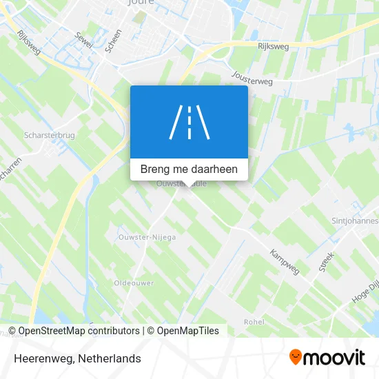 Heerenweg kaart