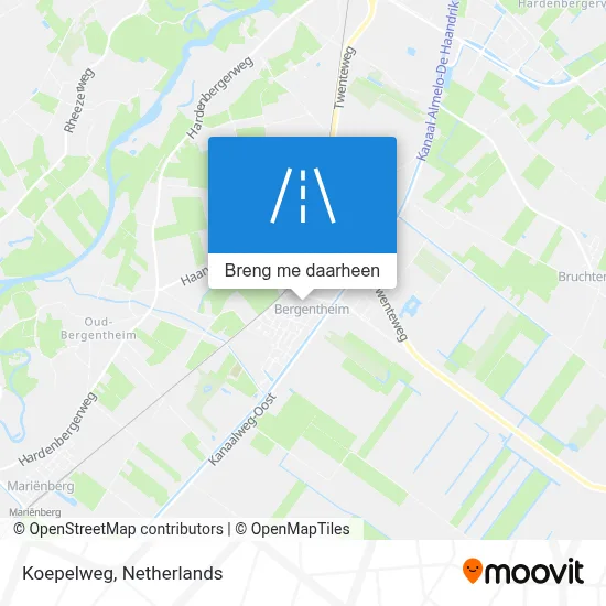 Koepelweg kaart