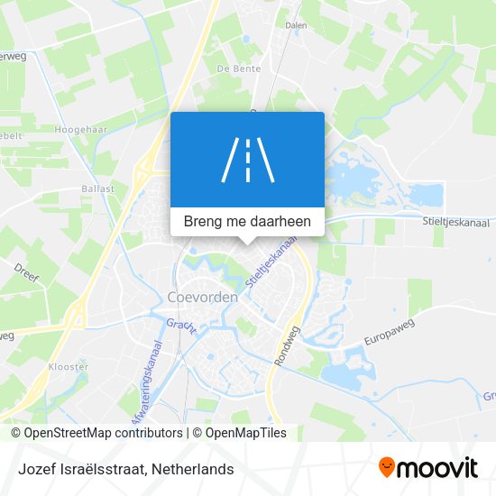 Jozef Israëlsstraat kaart