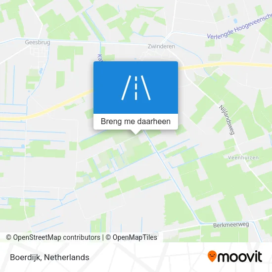 Boerdijk kaart