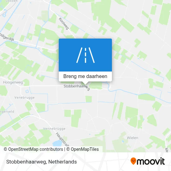 Stobbenhaarweg kaart