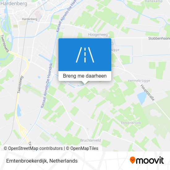 Emtenbroekerdijk kaart