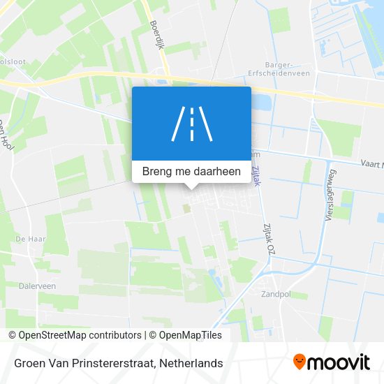 Groen Van Prinstererstraat kaart