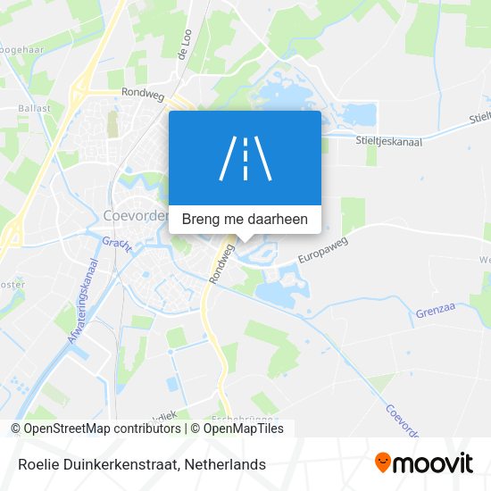 Roelie Duinkerkenstraat kaart