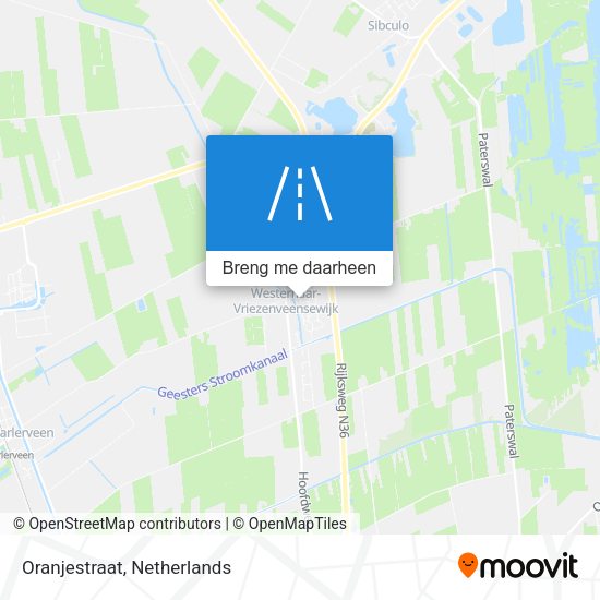 Oranjestraat kaart