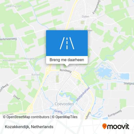 Kozakkendijk kaart