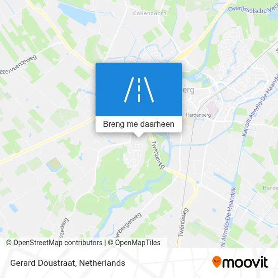 Gerard Doustraat kaart