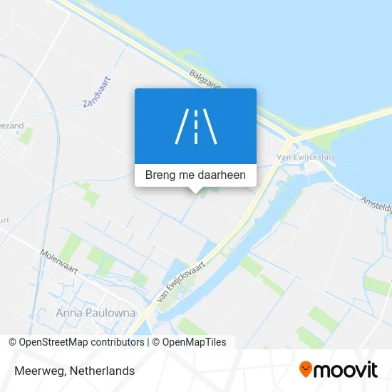 Meerweg kaart