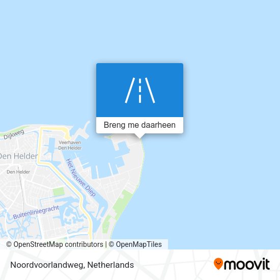 Noordvoorlandweg kaart