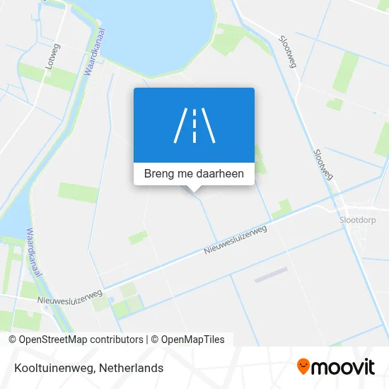 Kooltuinenweg kaart