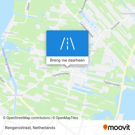 Rengersstraat kaart