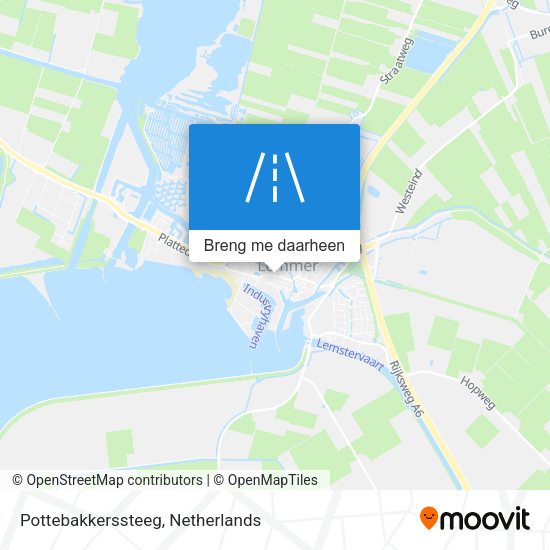 Pottebakkerssteeg kaart