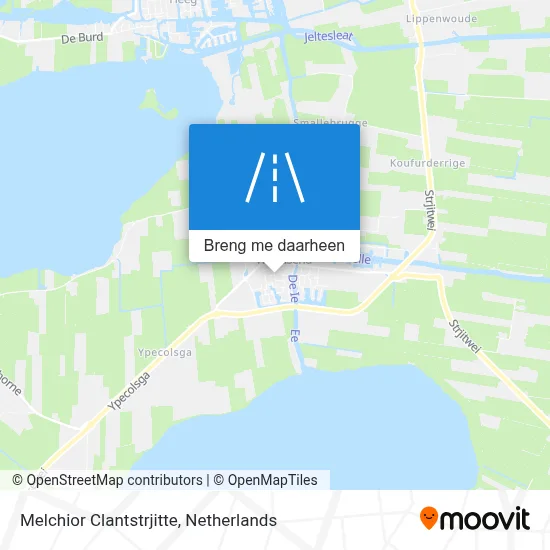 Melchior Clantstrjitte kaart