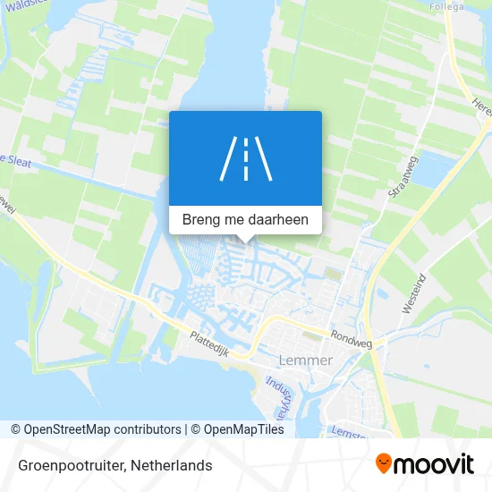 Groenpootruiter kaart