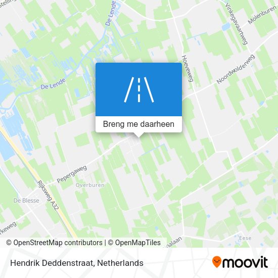 Hendrik Deddenstraat kaart