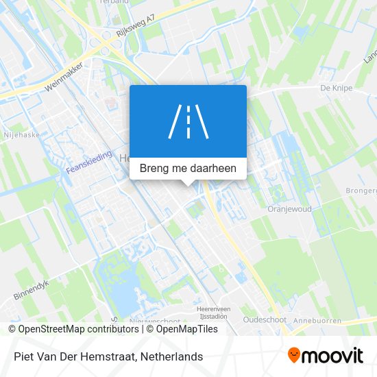 Piet Van Der Hemstraat kaart