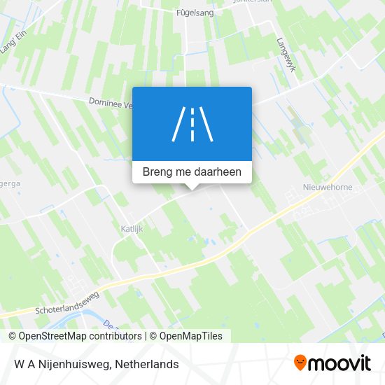 W A Nijenhuisweg kaart