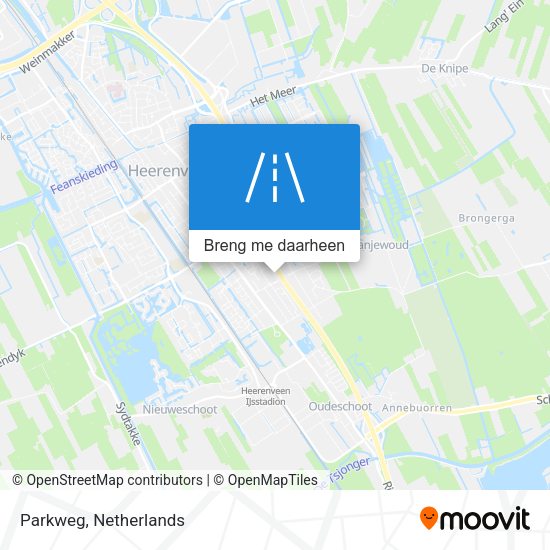 Parkweg kaart