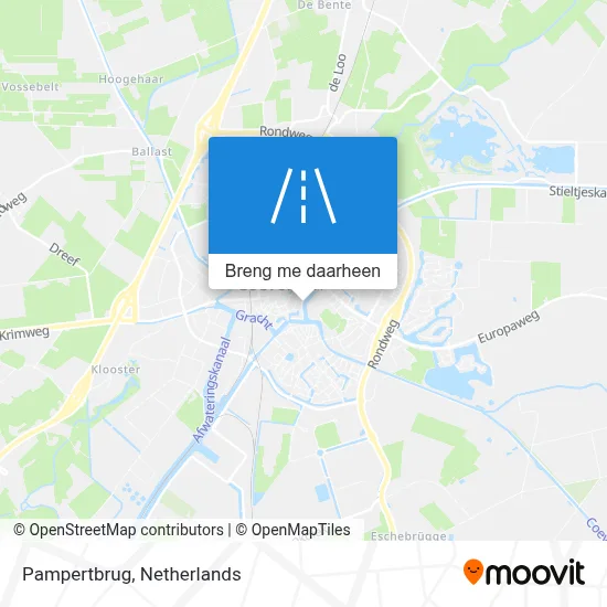 Pampertbrug kaart