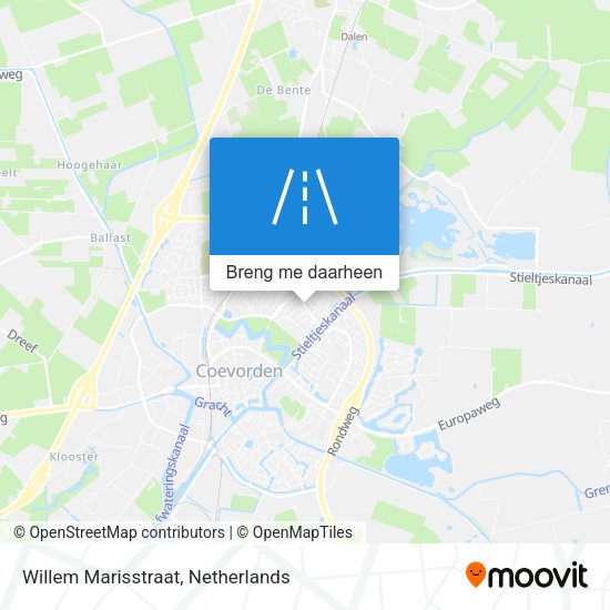 Willem Marisstraat kaart
