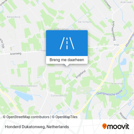 Honderd Dukatonweg kaart