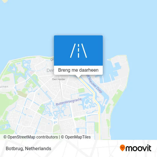 Botbrug kaart