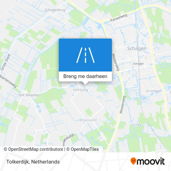 Tolkerdijk kaart