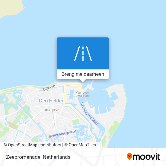 Zeepromenade kaart