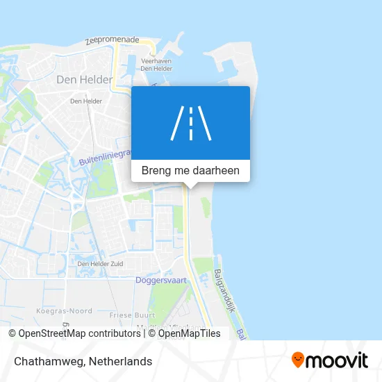 Chathamweg kaart