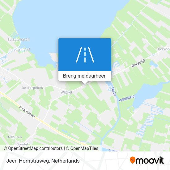 Jeen Hornstraweg kaart