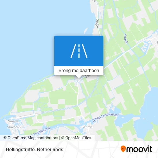 Hellingstrjitte kaart